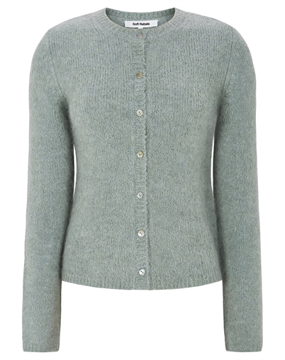 Soft Rebels - SRCamilla Cardigan Strik - Puritan